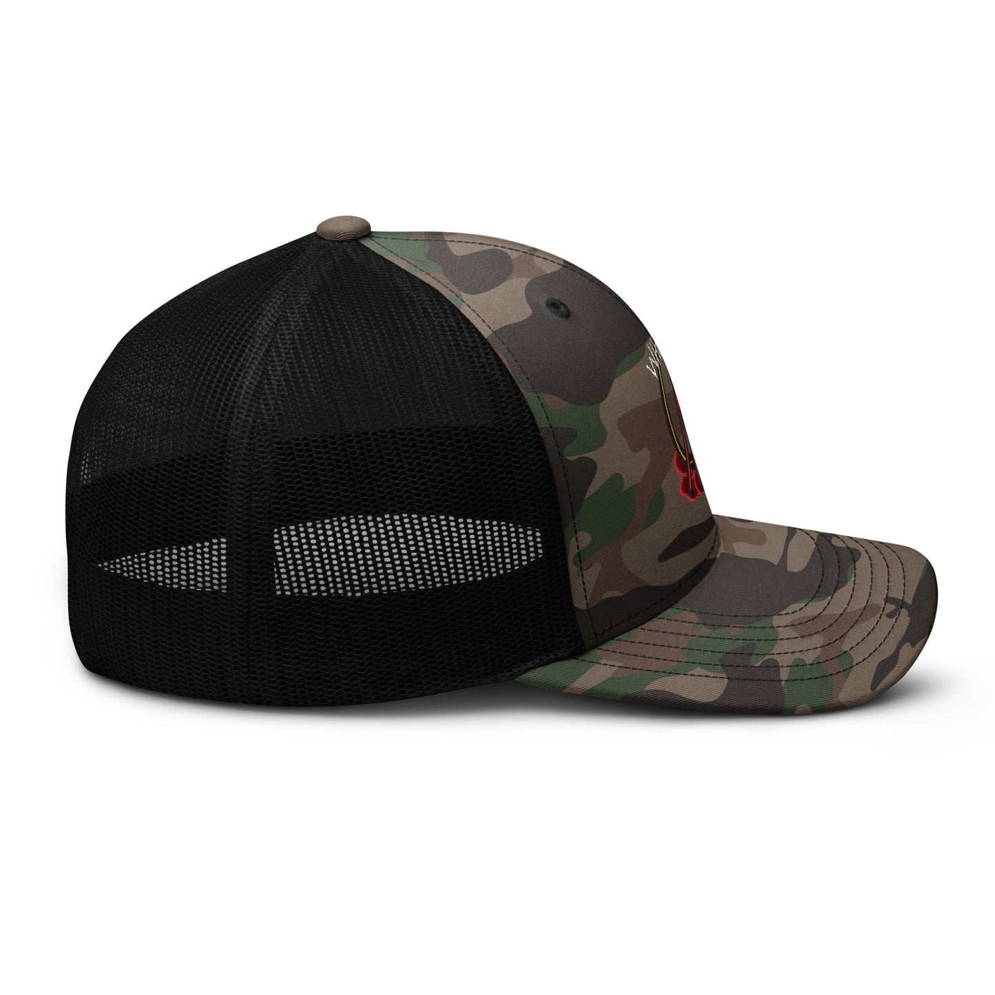 Bleeding Peace cap . Camouflage trucker hat