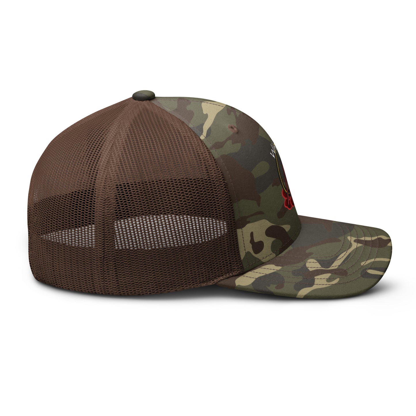 Bleeding Peace cap . Camouflage trucker hat