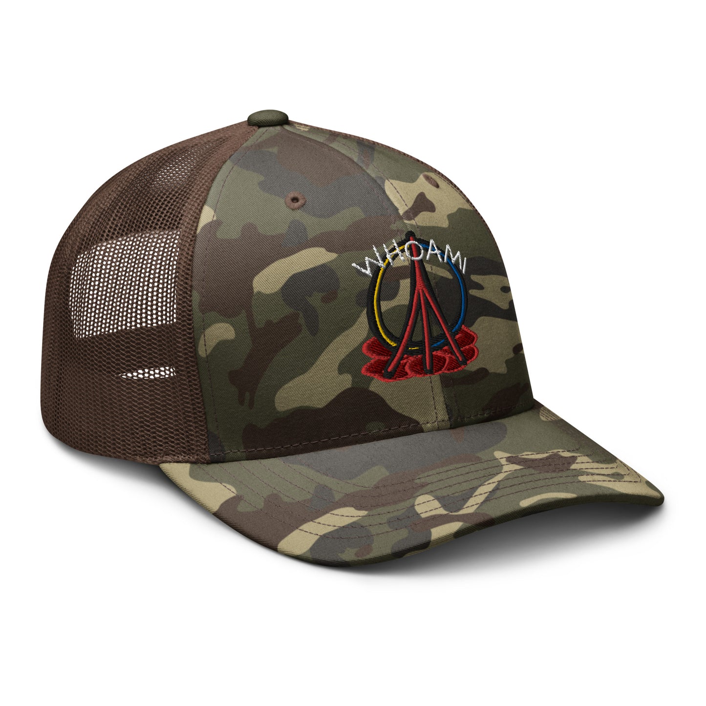 Bleeding Peace cap . Camouflage trucker hat
