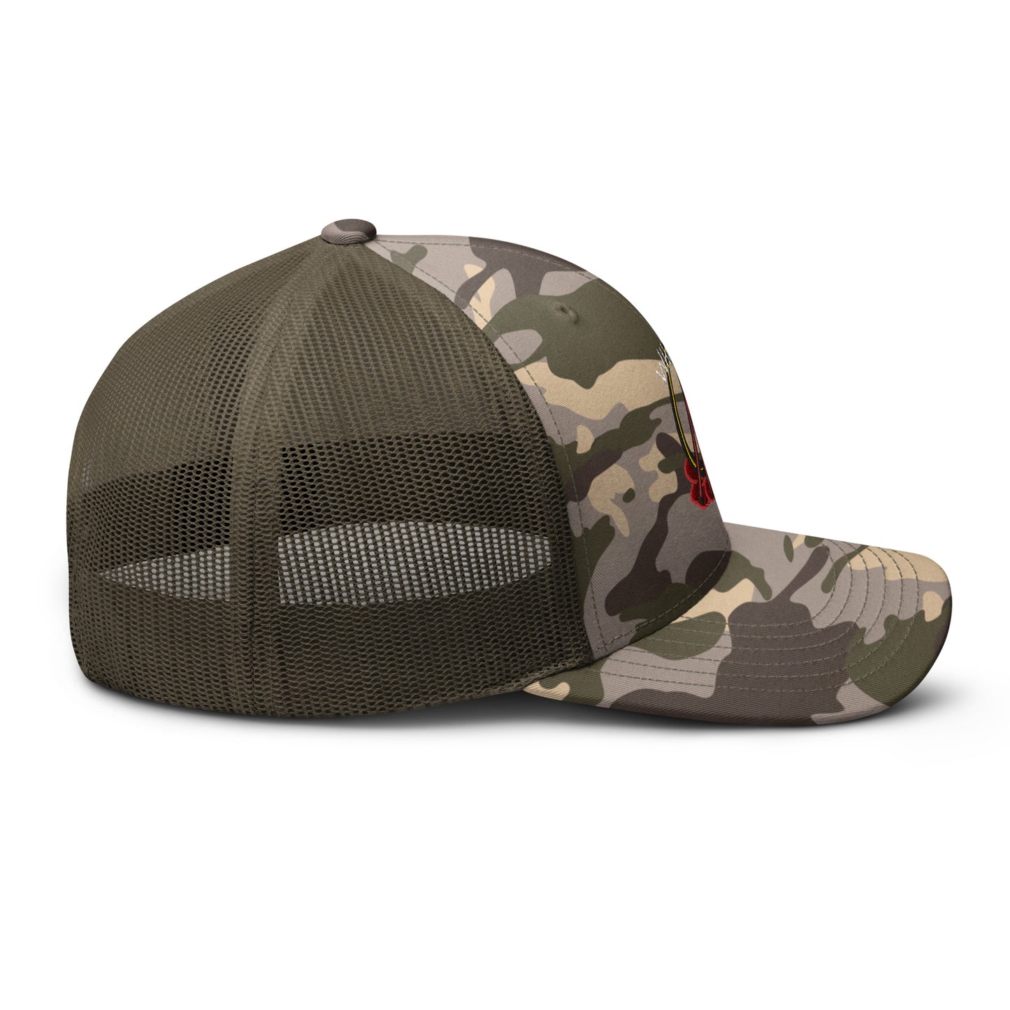 Bleeding Peace cap . Camouflage trucker hat