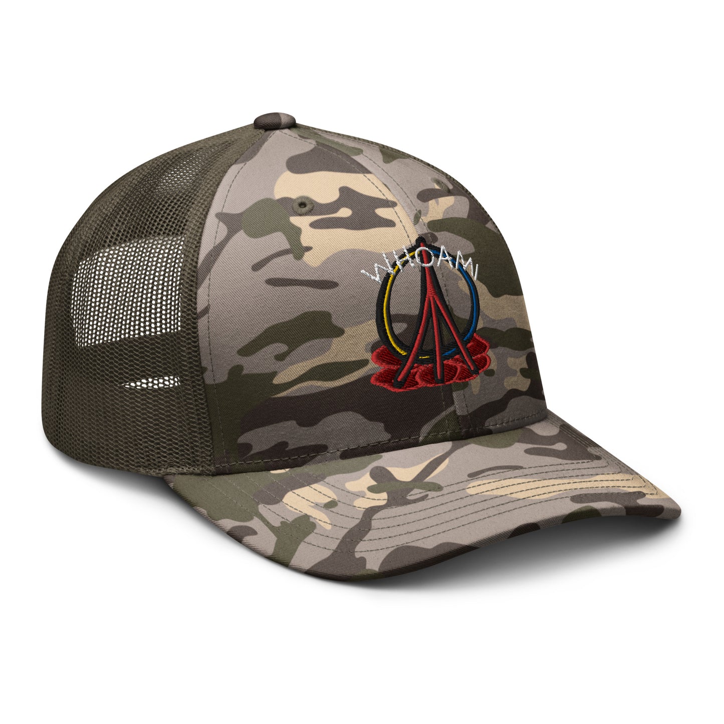 Bleeding Peace cap . Camouflage trucker hat