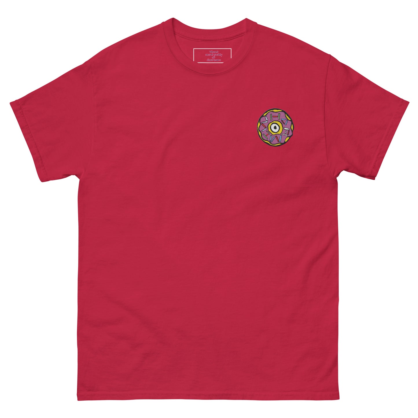 Whoami secret society of Donut lovers Men's classic tee