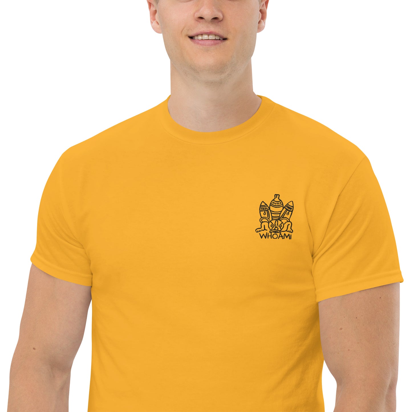 Ancient bee Whoami men's classic tee
