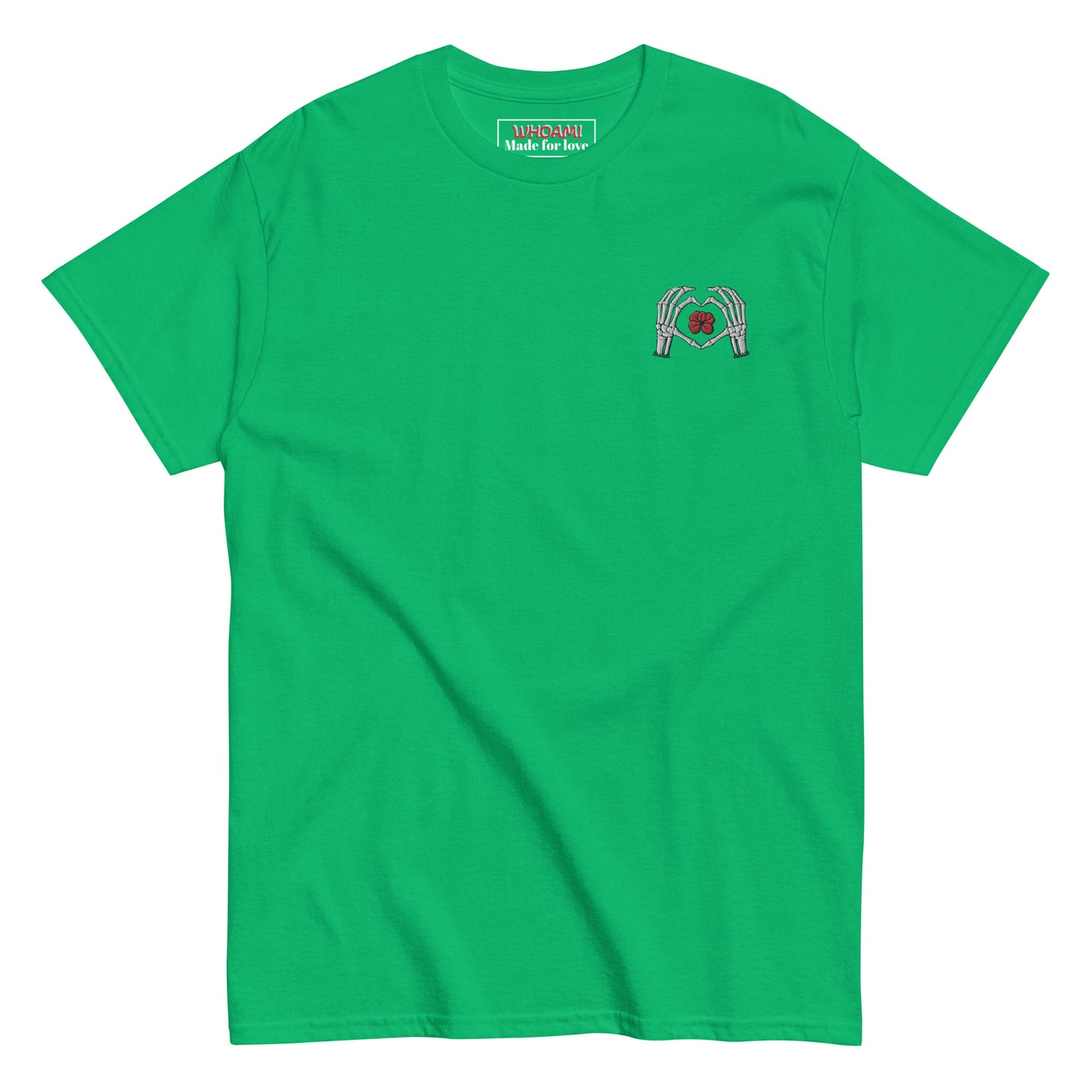 Whoami skeleton love sign Men's classic tee