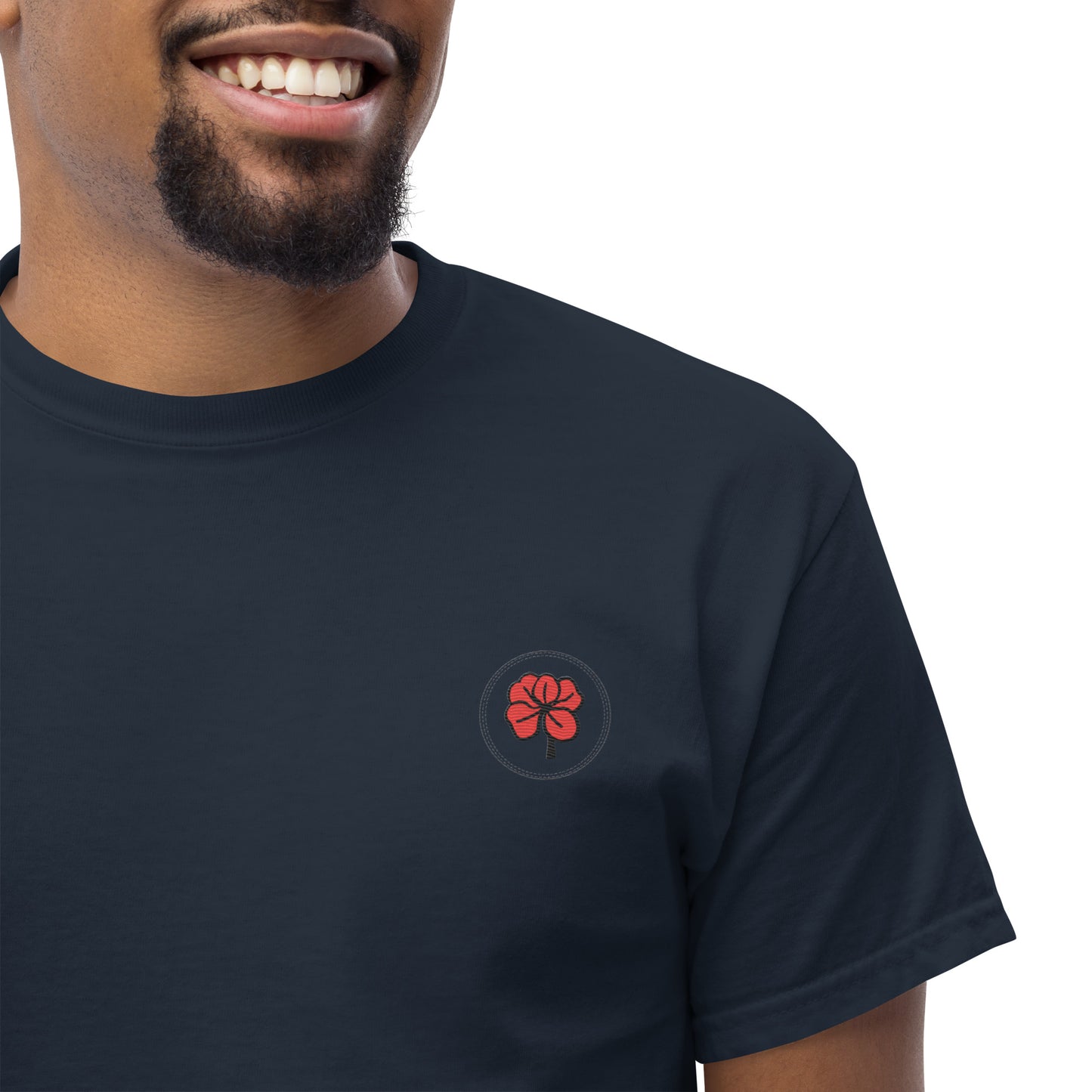 Whoami flower and hamsa hand men's classic tee