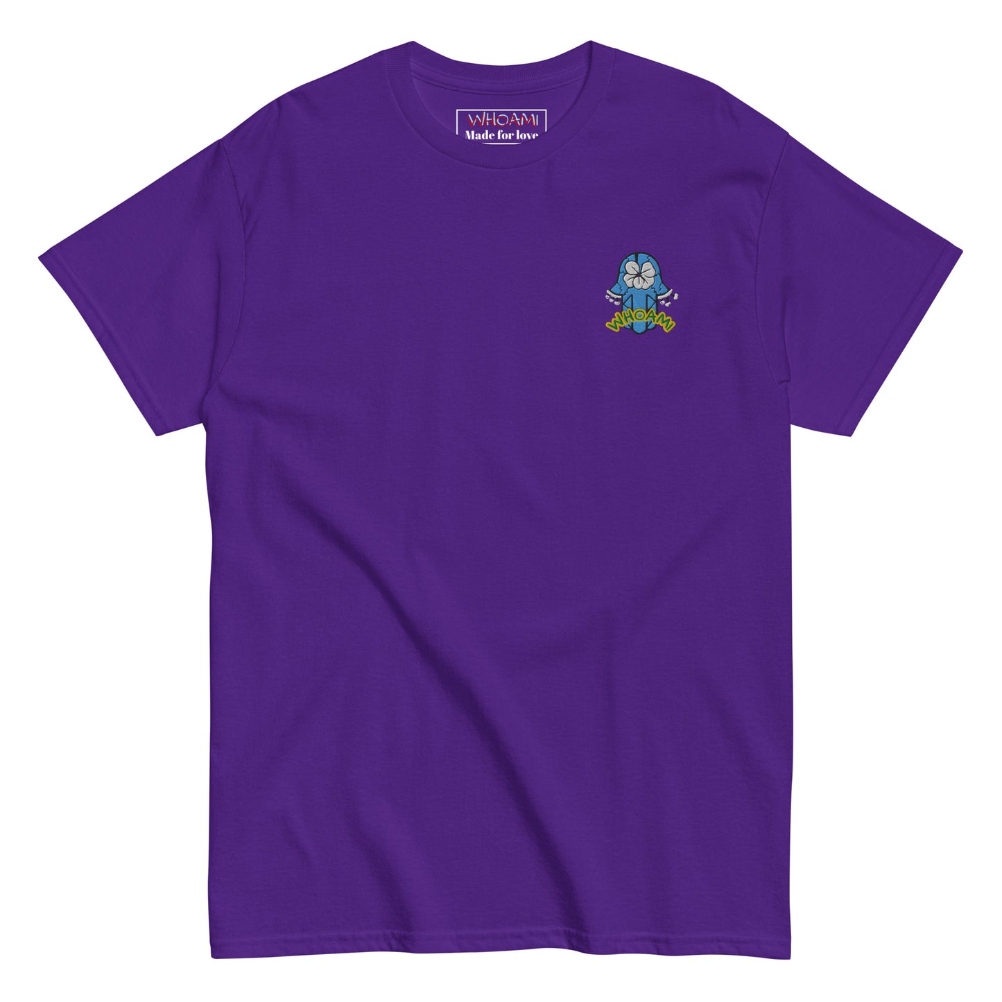 Upsidedown Hamsa hand Whoami style ,men's classic tee