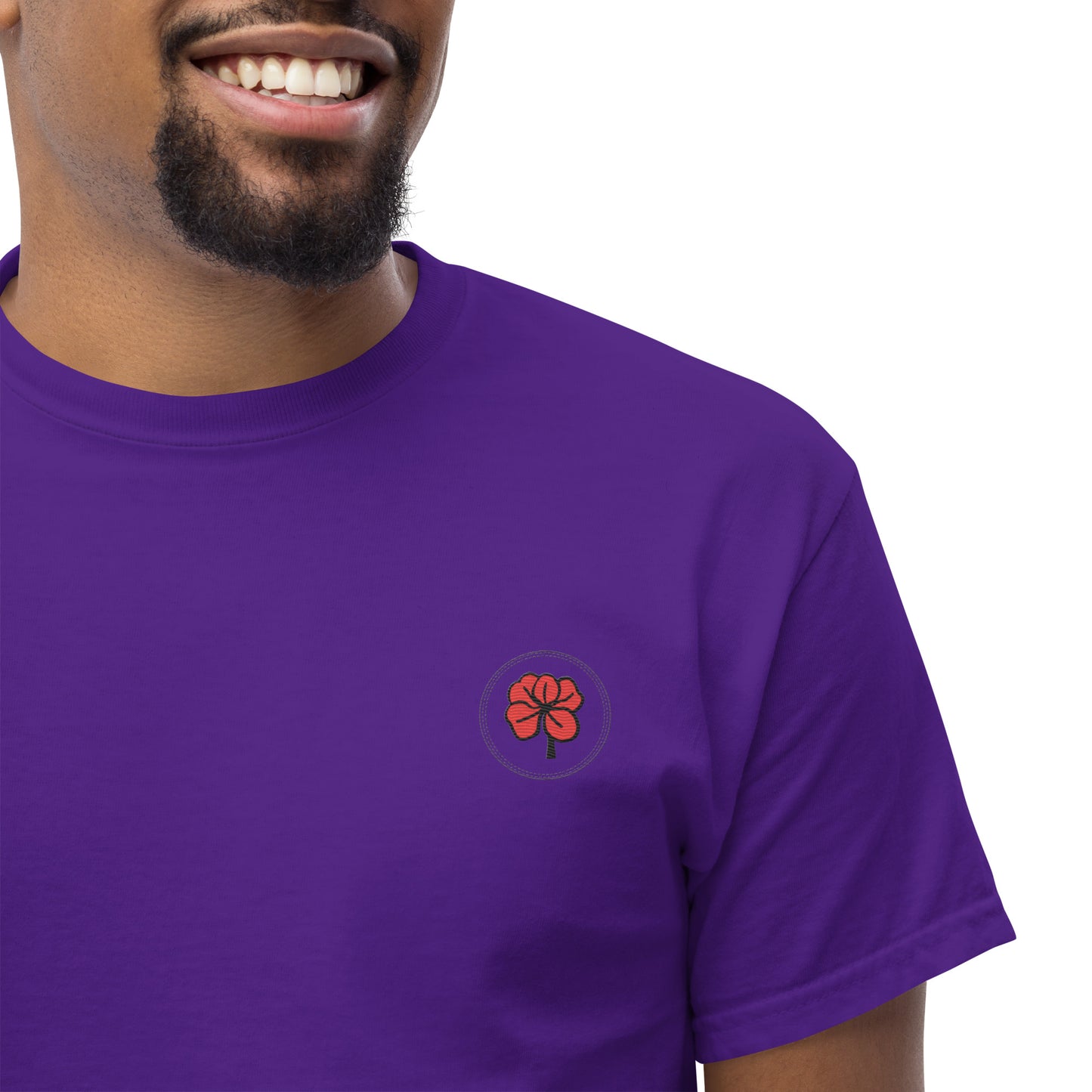 Whoami flower and hamsa hand men's classic tee