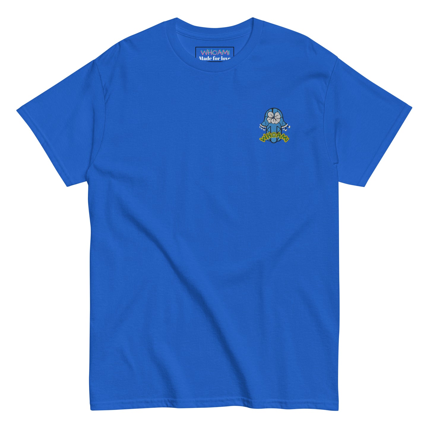 Upsidedown Hamsa hand Whoami style ,men's classic tee