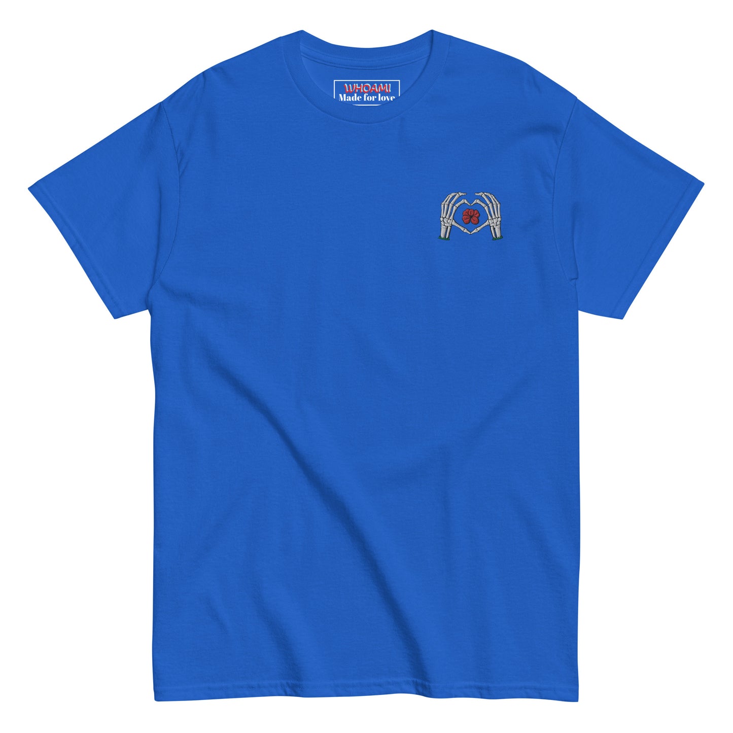 Whoami skeleton love sign Men's classic tee