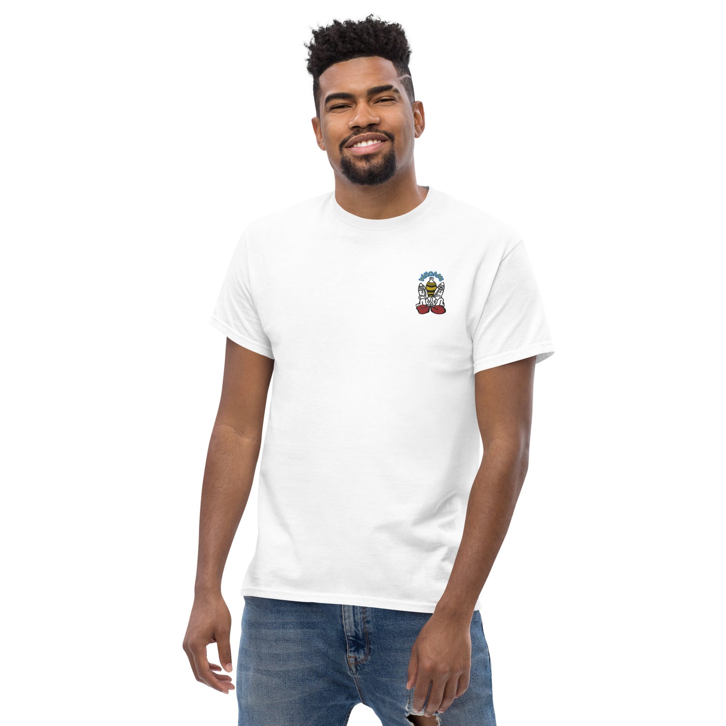 Ancient bee Whoami men's classic tee