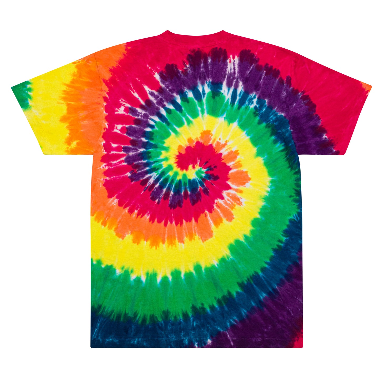 Whoami peace Oversized tie-dye t-shirt