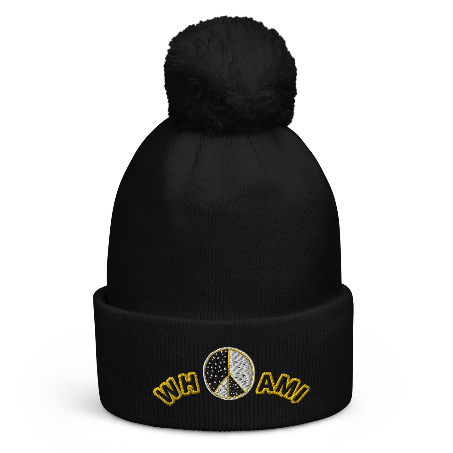 Pom pom beanie