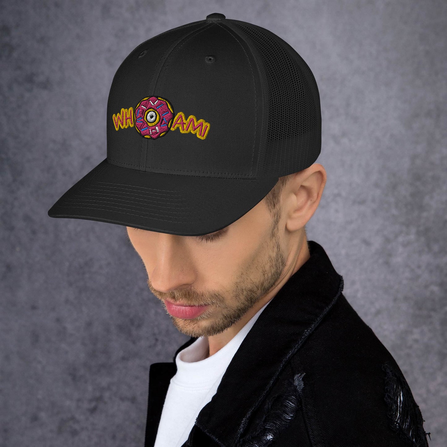 Whoami Donut Trucker Cap