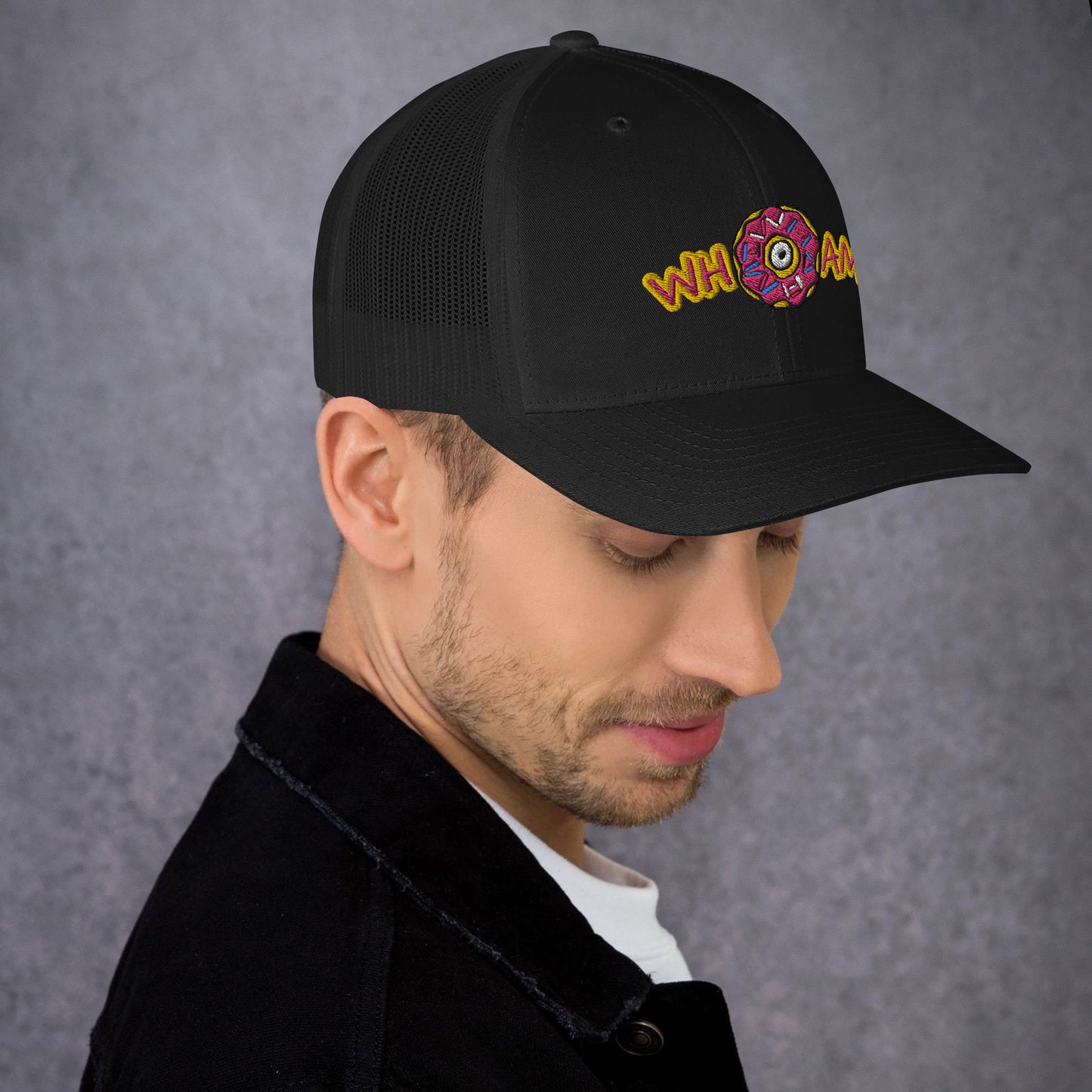 Whoami Donut Trucker Cap
