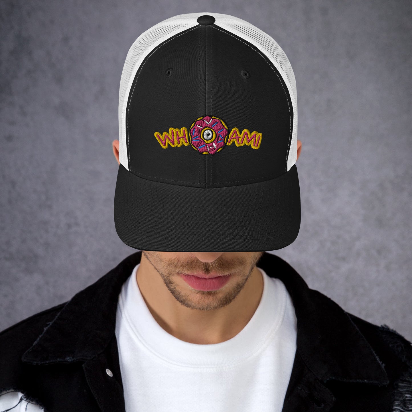 Whoami Donut Trucker Cap