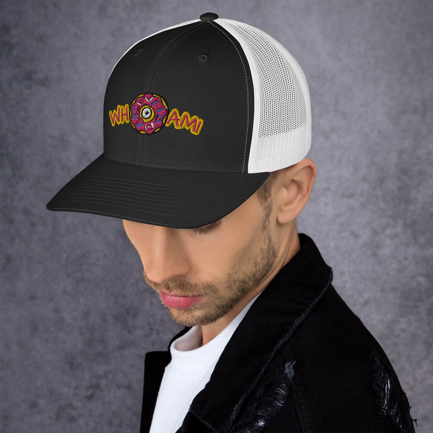 Whoami Donut Trucker Cap