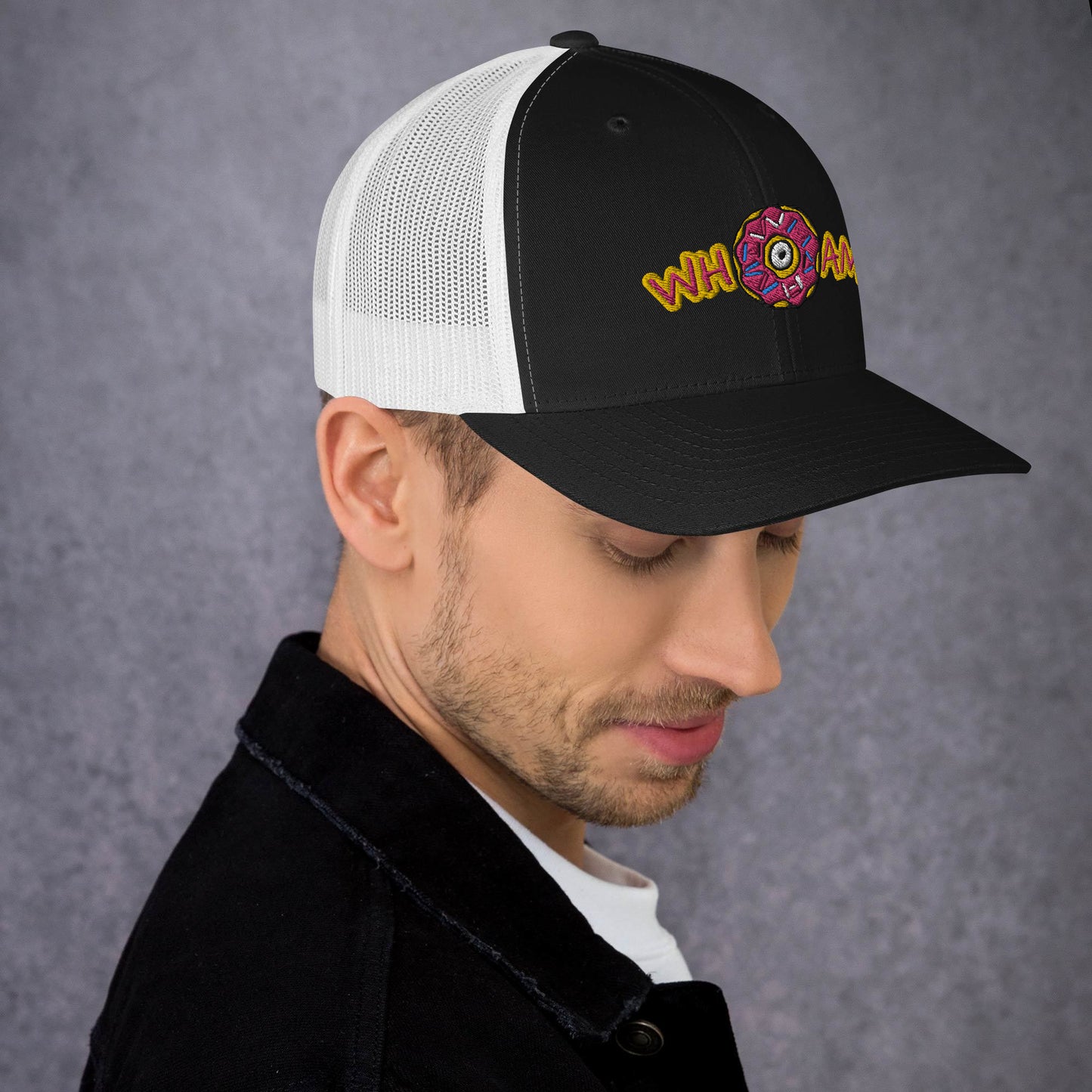 Whoami Donut Trucker Cap