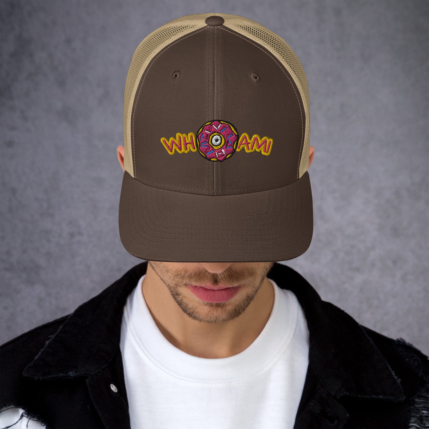 Whoami Donut Trucker Cap
