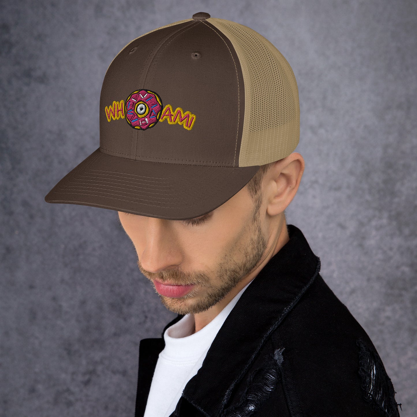 Whoami Donut Trucker Cap