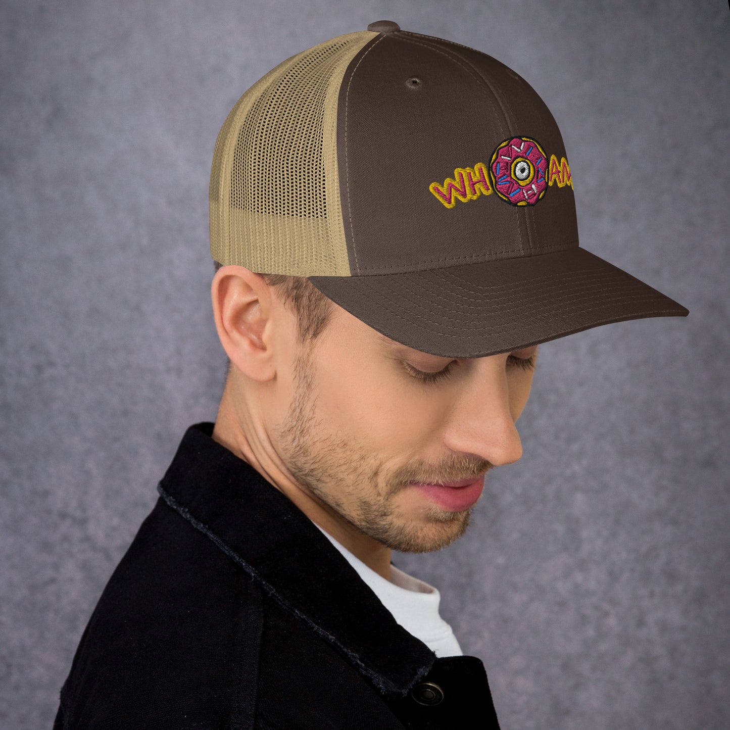 Whoami Donut Trucker Cap