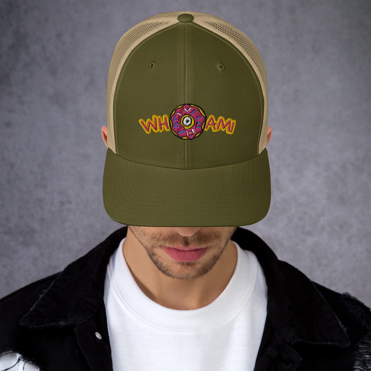 Whoami Donut Trucker Cap
