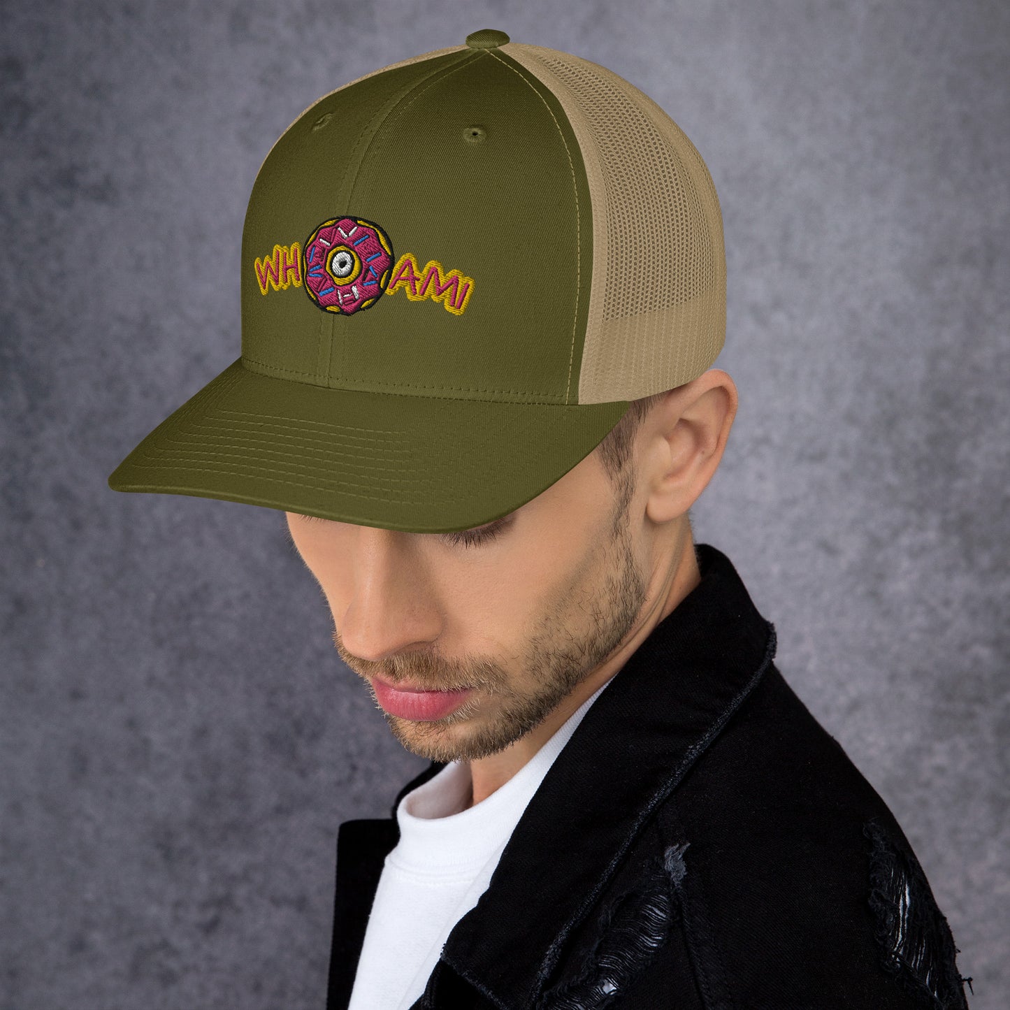 Whoami Donut Trucker Cap