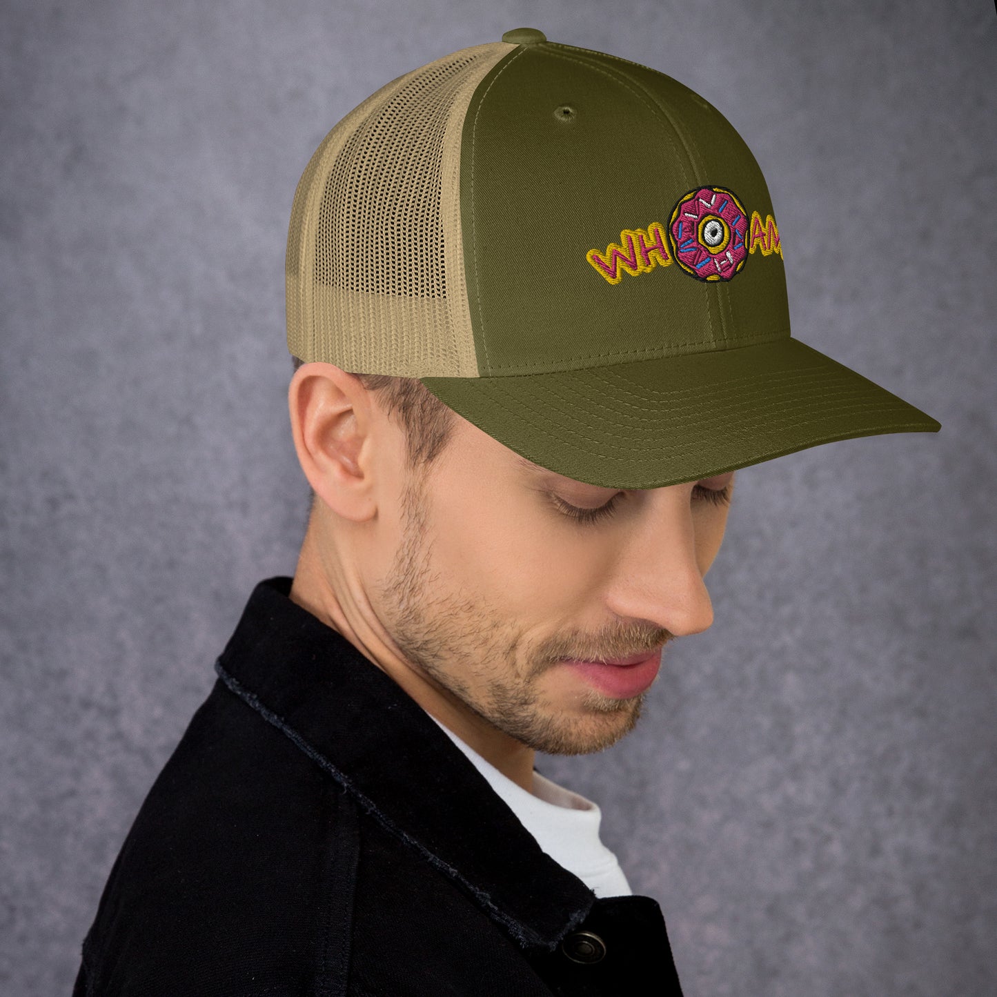 Whoami Donut Trucker Cap