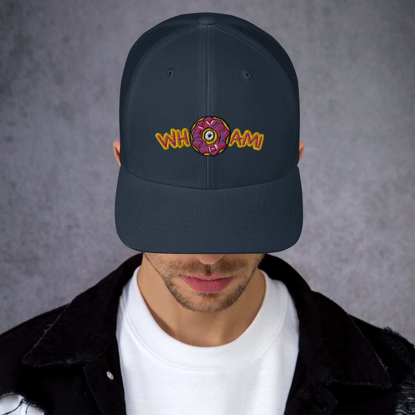Whoami Donut Trucker Cap