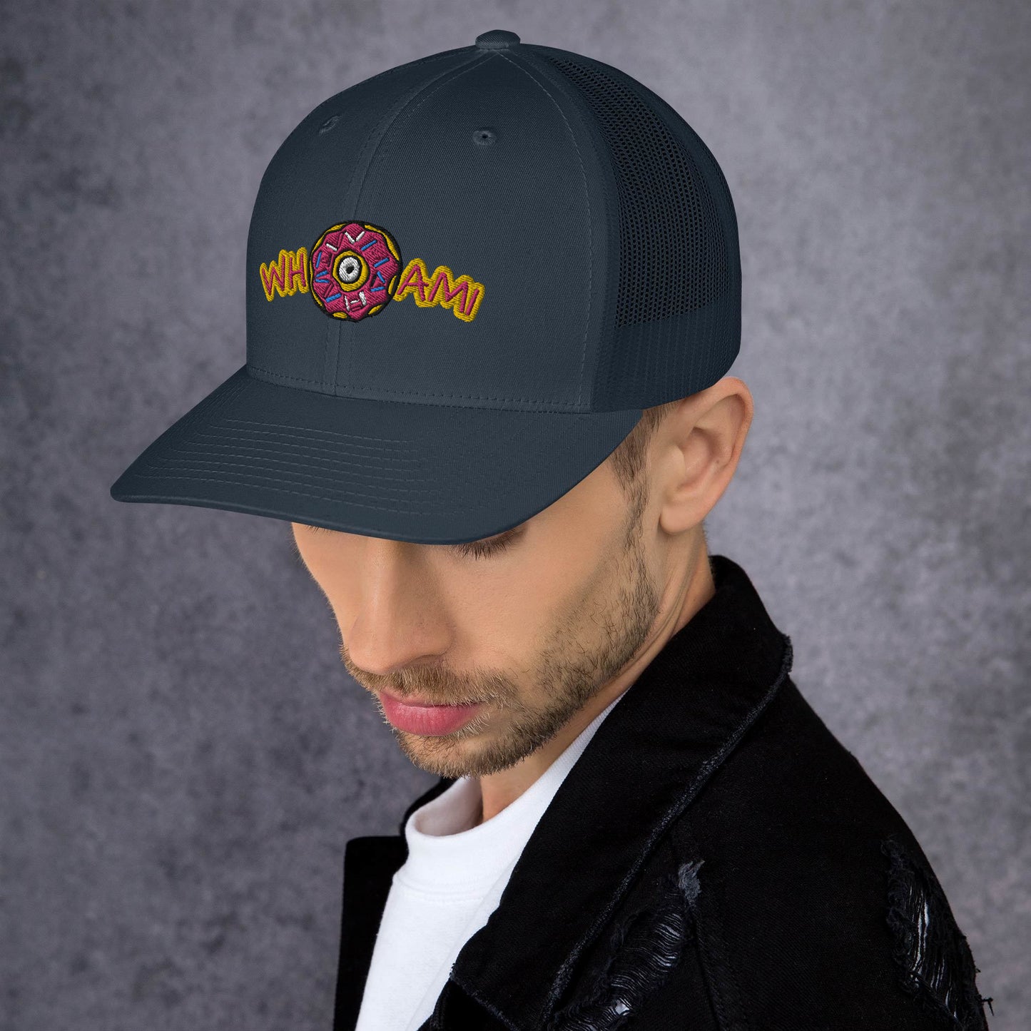 Whoami Donut Trucker Cap