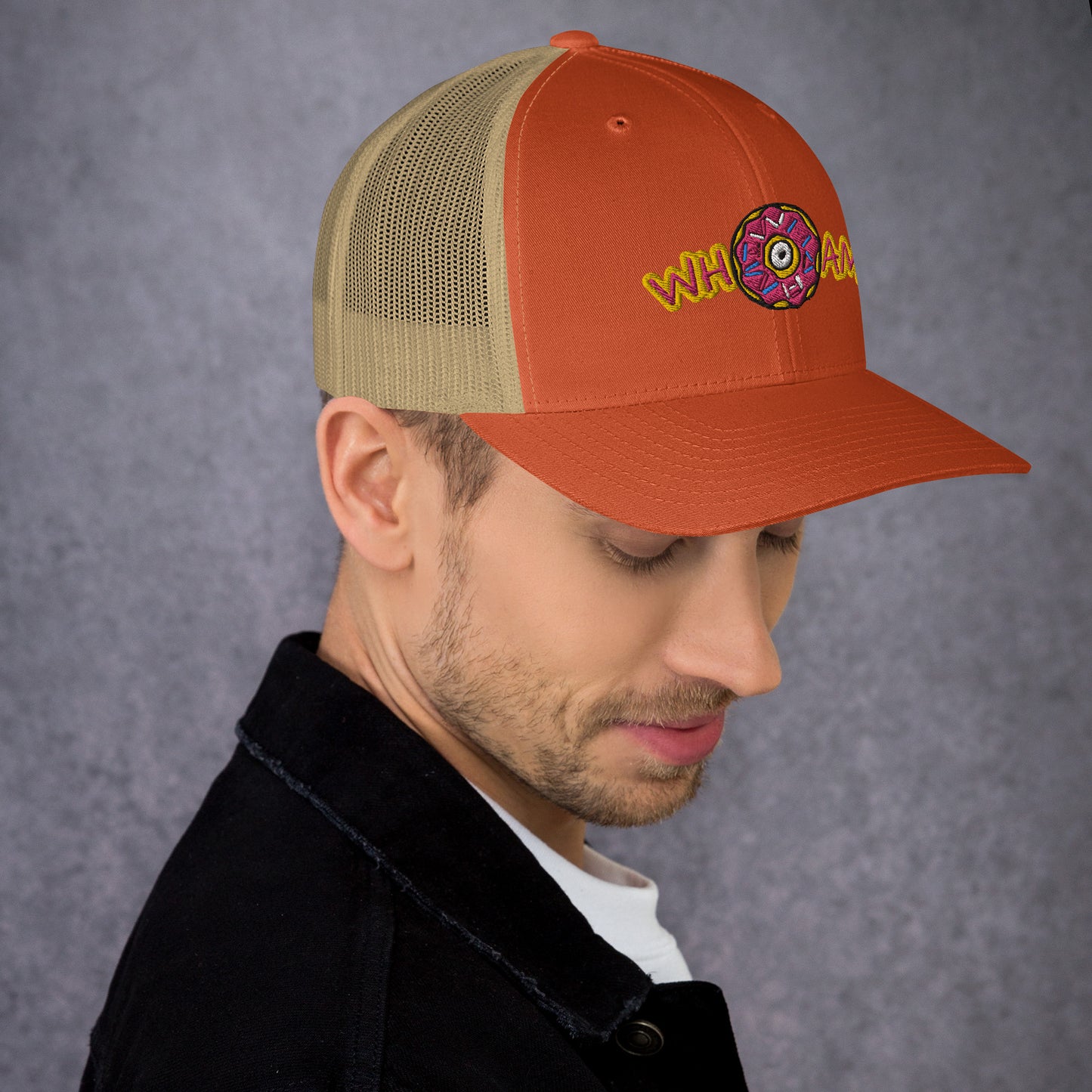 Whoami Donut Trucker Cap