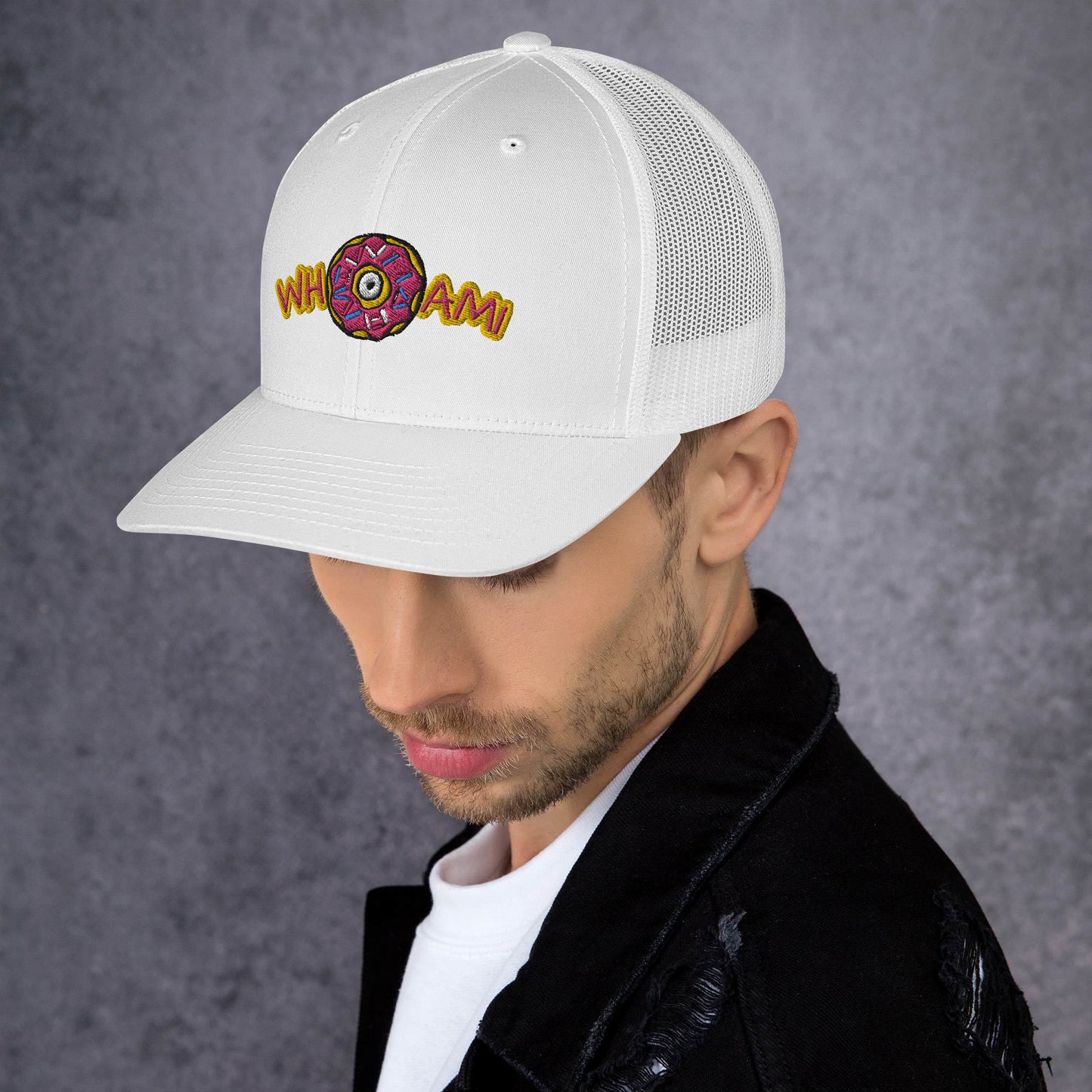 Whoami Donut Trucker Cap