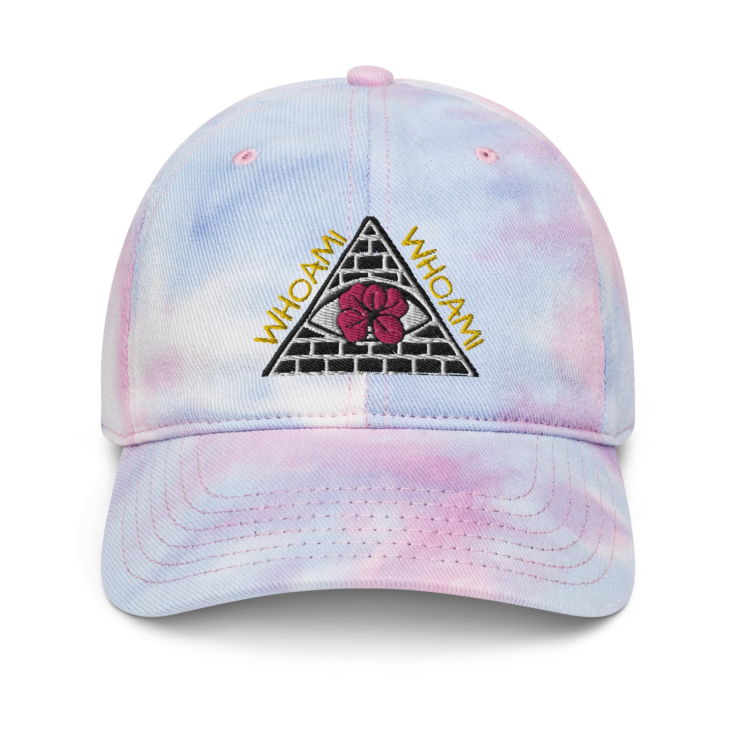 All seeing Whoami Tie dye cap