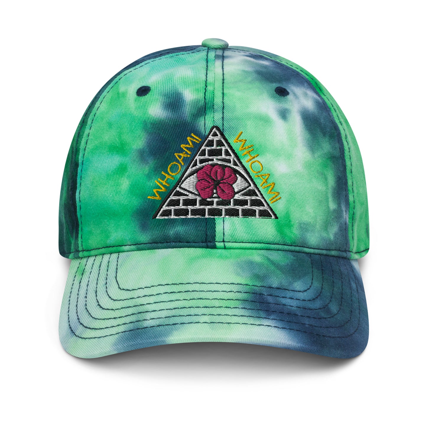All seeing Whoami Tie dye cap