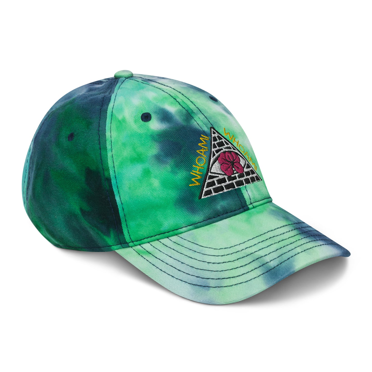 All seeing Whoami Tie dye cap