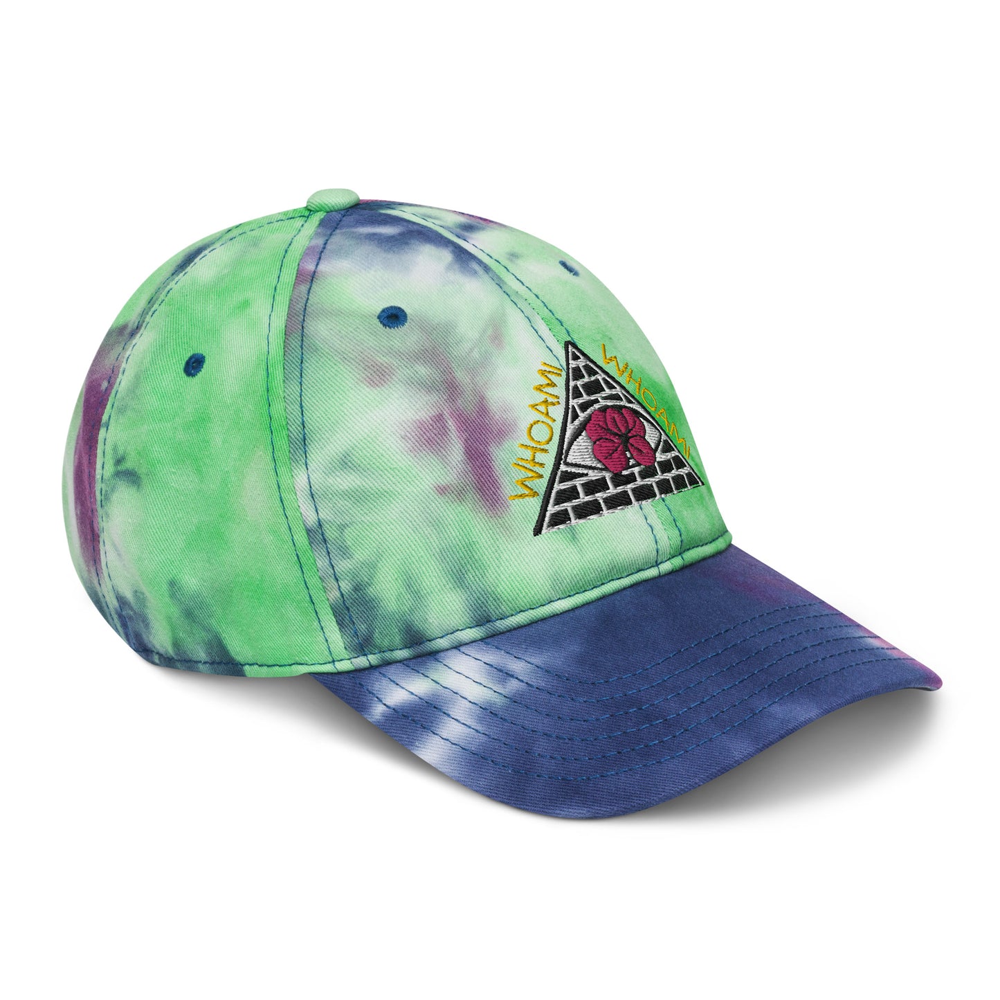 All seeing Whoami Tie dye cap