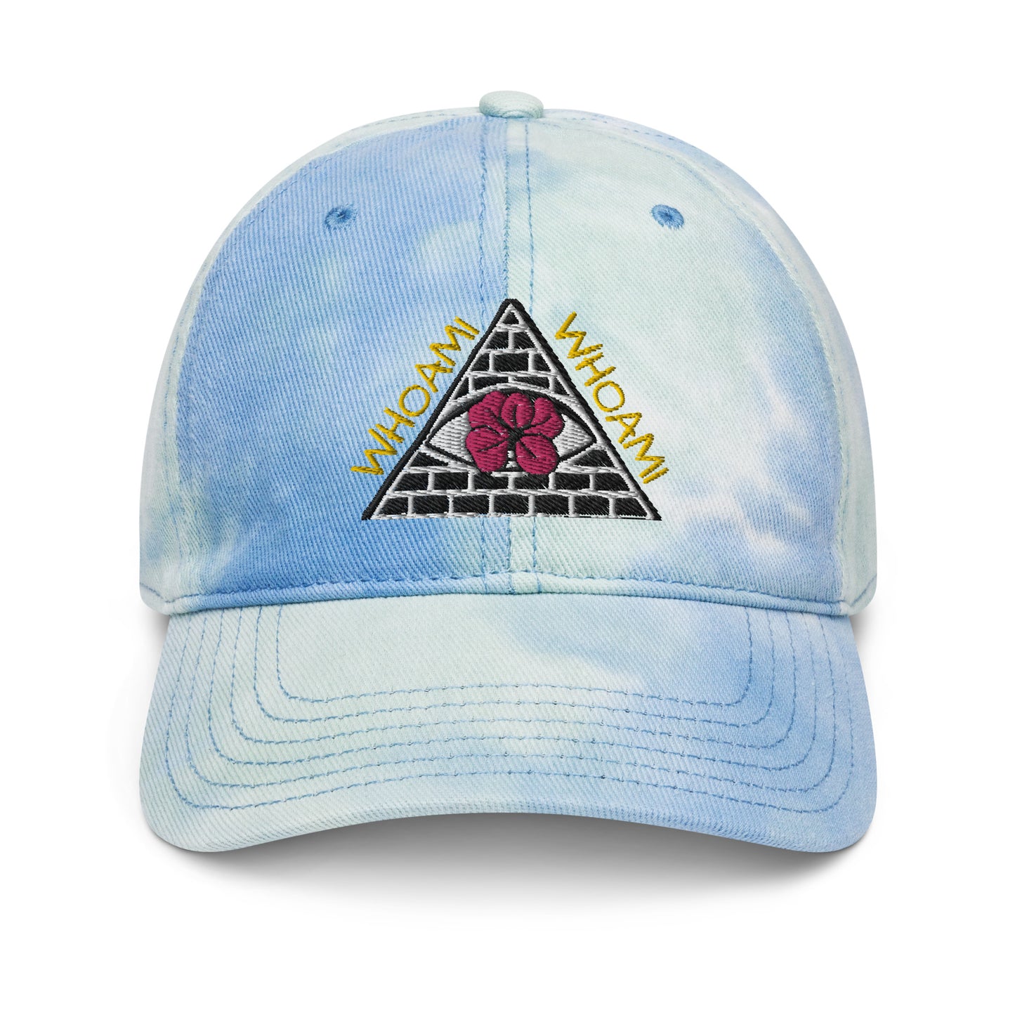 All seeing Whoami Tie dye cap