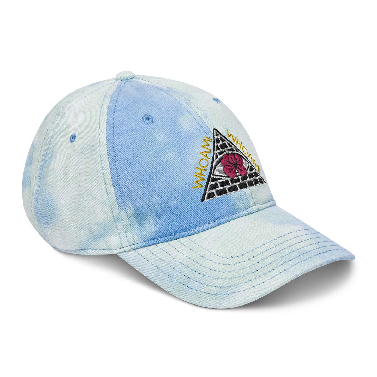 All seeing Whoami Tie dye cap