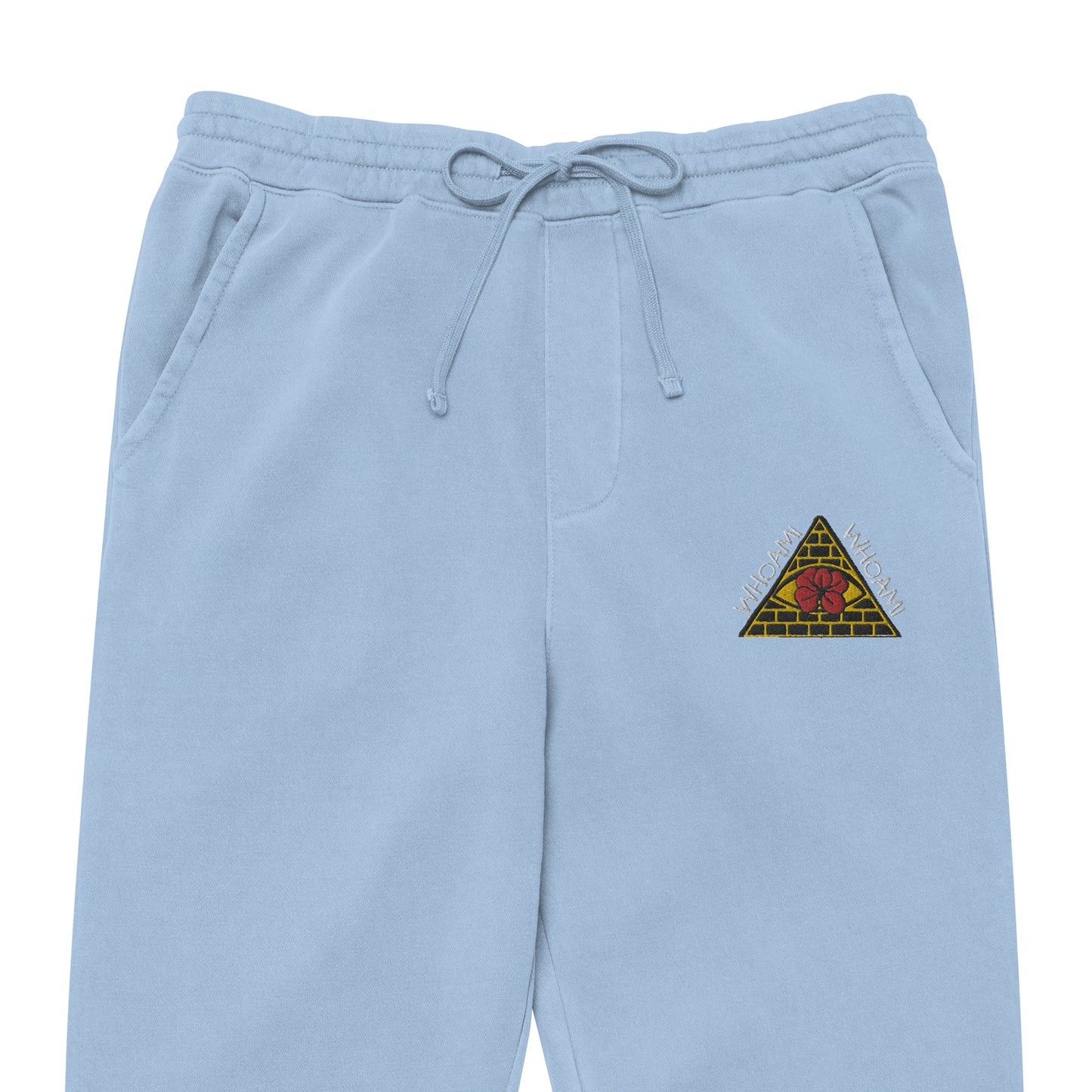 Whoami Unisex pigment-dyed sweatpants