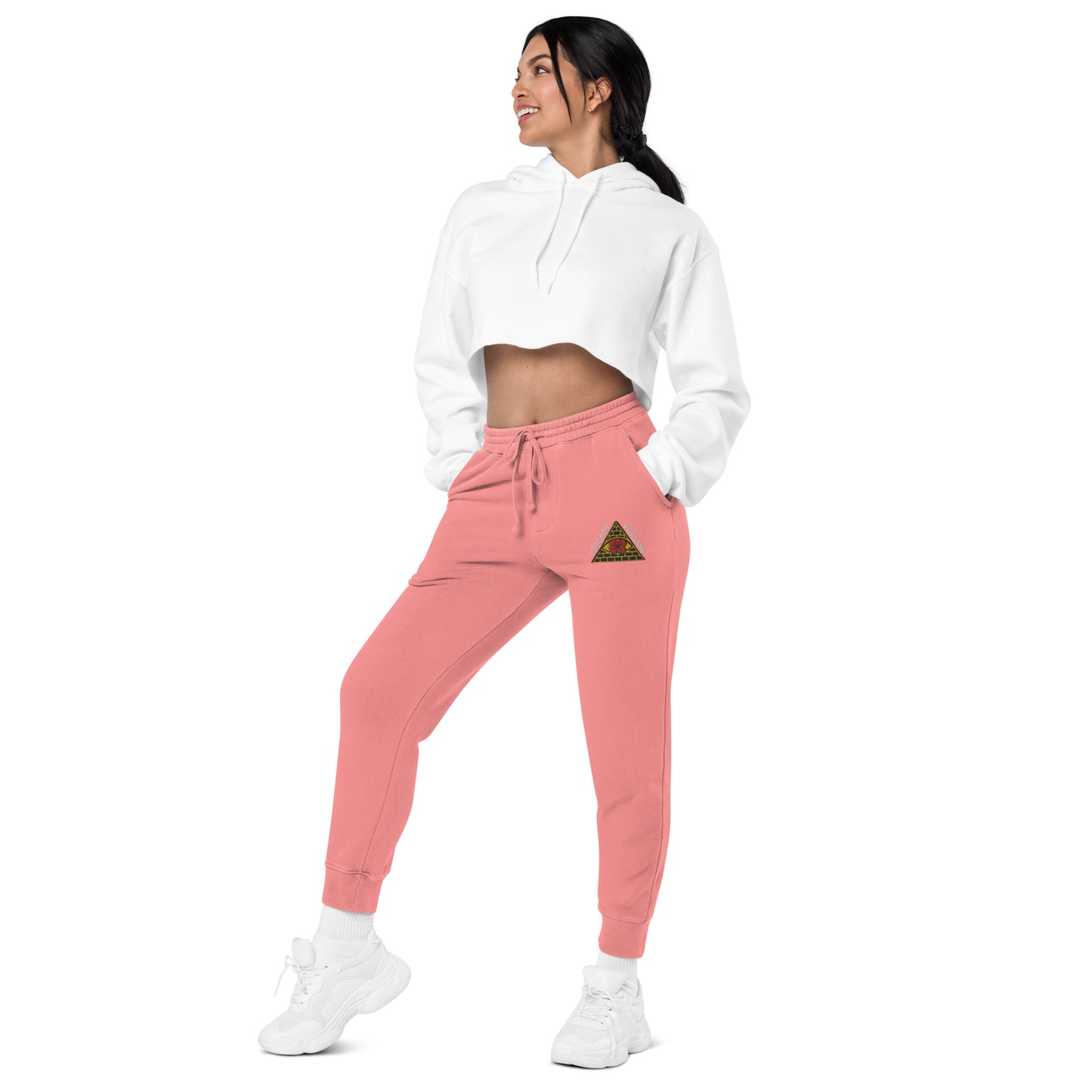Whoami Unisex pigment-dyed sweatpants