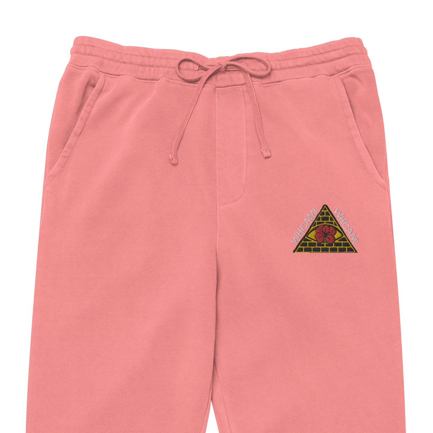 Whoami Unisex pigment-dyed sweatpants