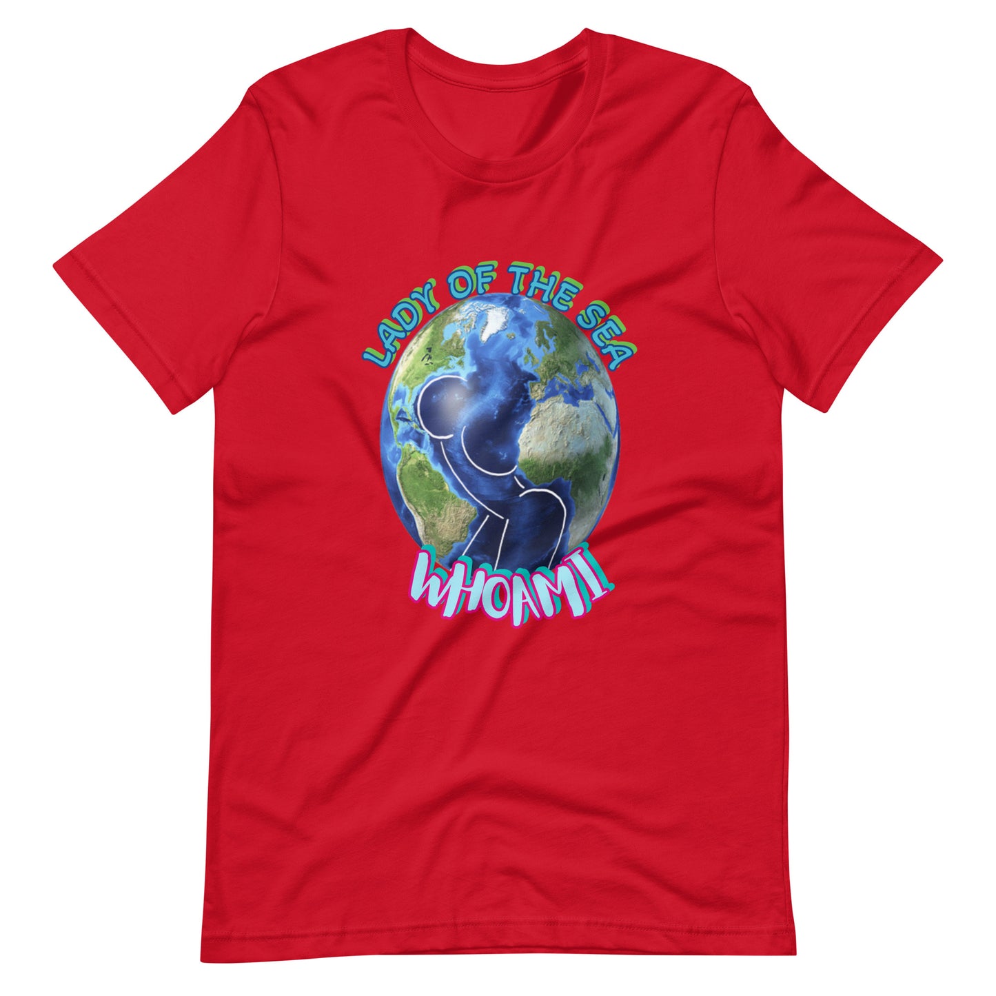 lady of the sea Unisex t-shirt