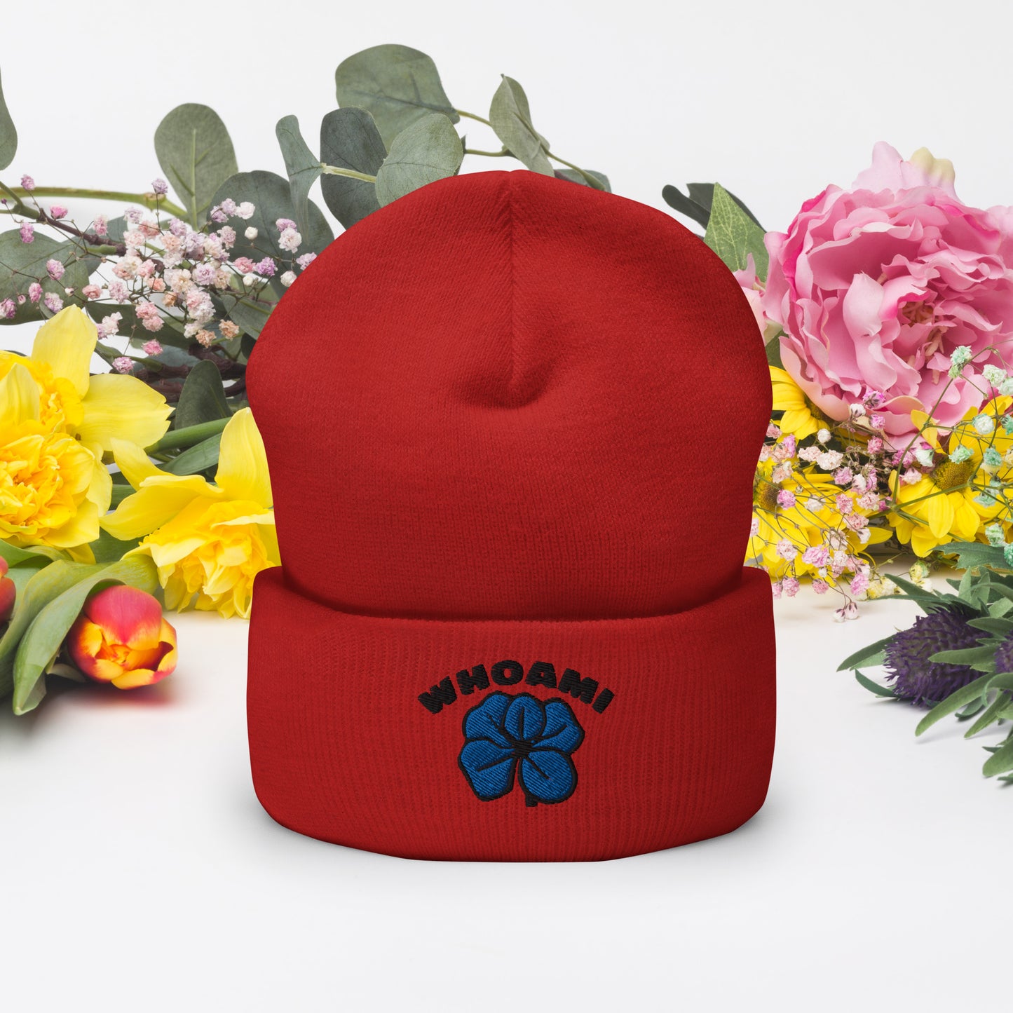 Whoami lucky Cuffed Beanie
