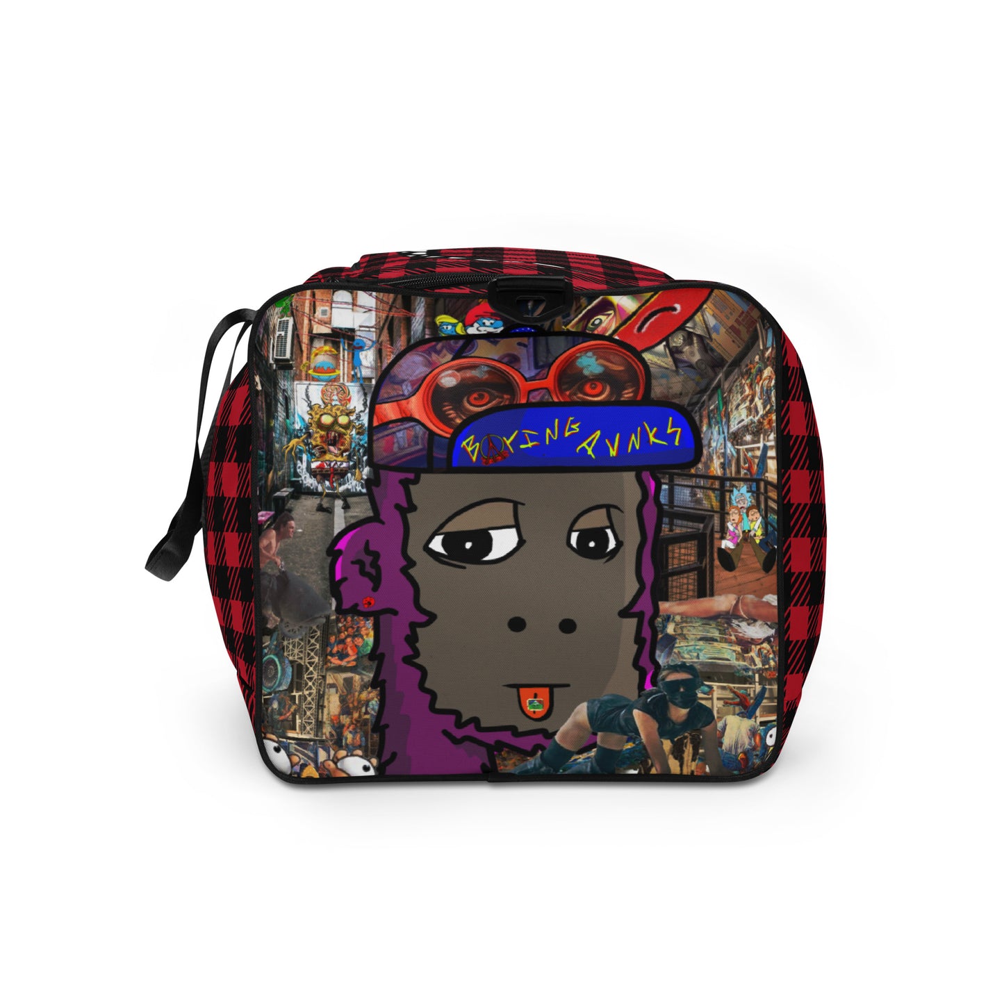 Whoami Boring punks nft spin off Duffle bag