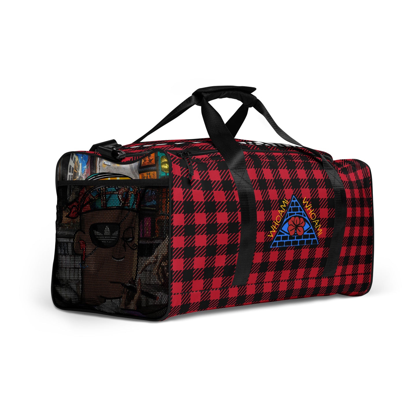 Whoami Boring punks nft spin off Duffle bag
