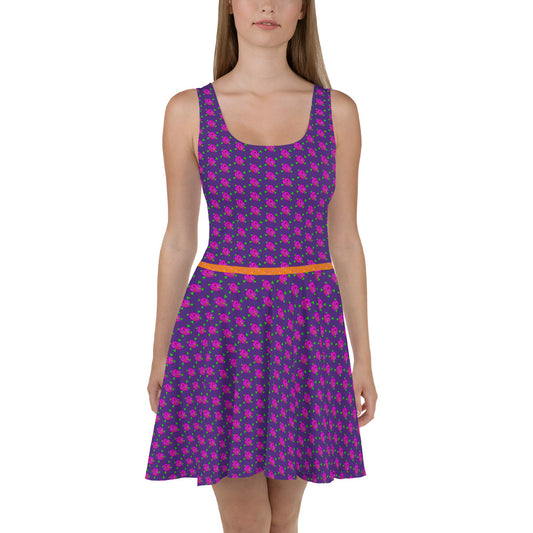 Whoami skull Skater Dress