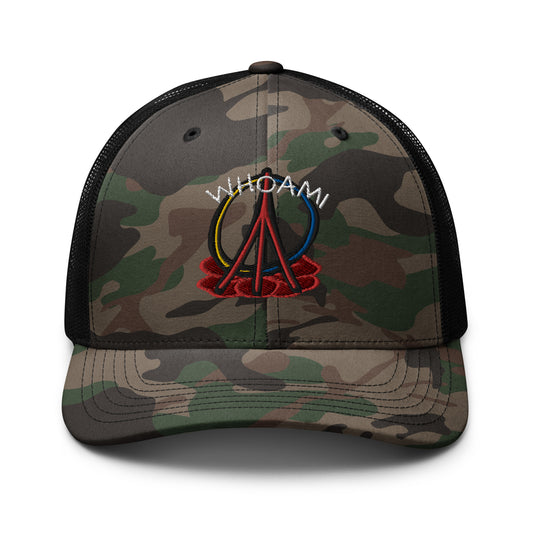 Bleeding Peace cap . Camouflage trucker hat