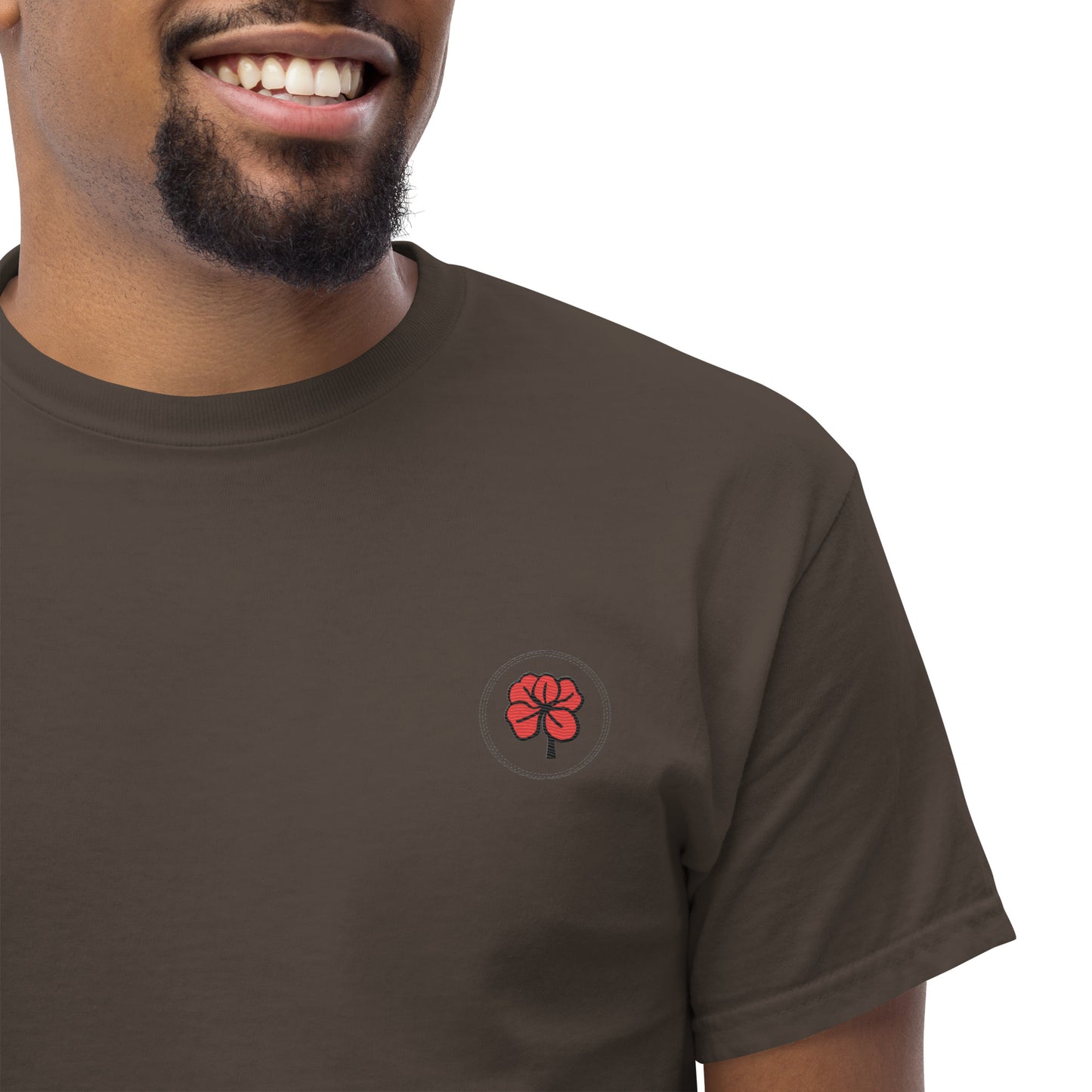Whoami flower and hamsa hand men's classic tee