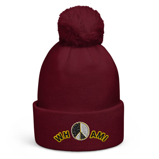 Pom pom beanie