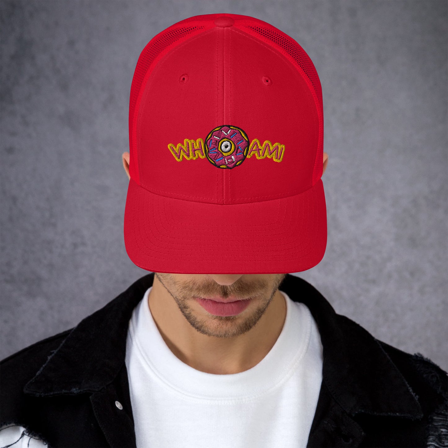 Whoami Donut Trucker Cap