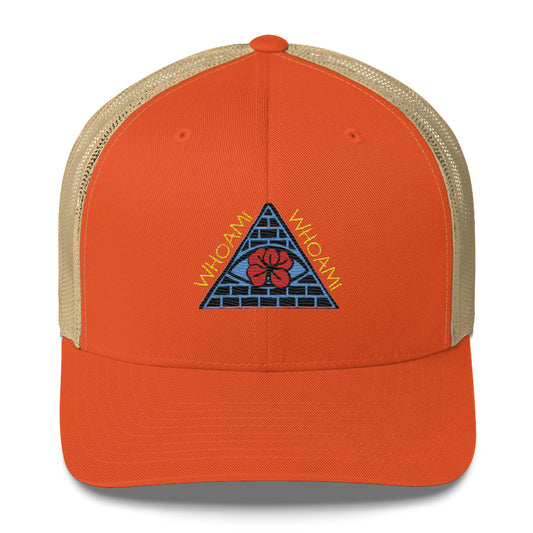All seeing Whoami Trucker Cap